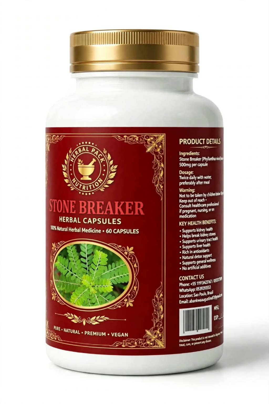 Stone Breaker bottle