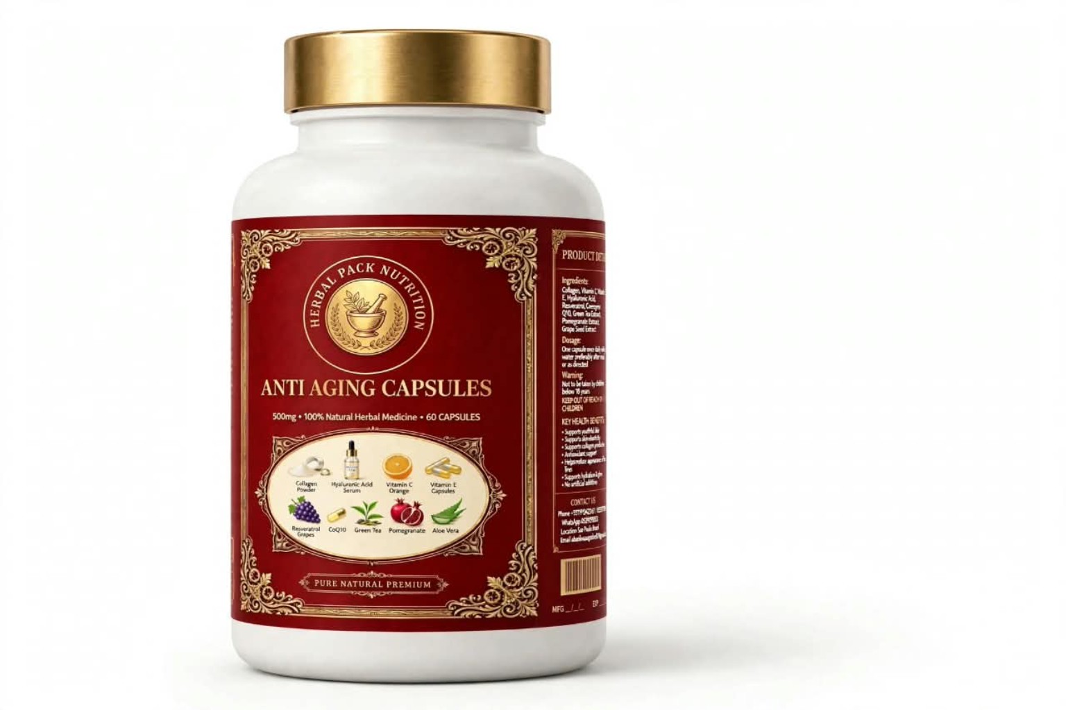 Anti Aging Capsules bottle