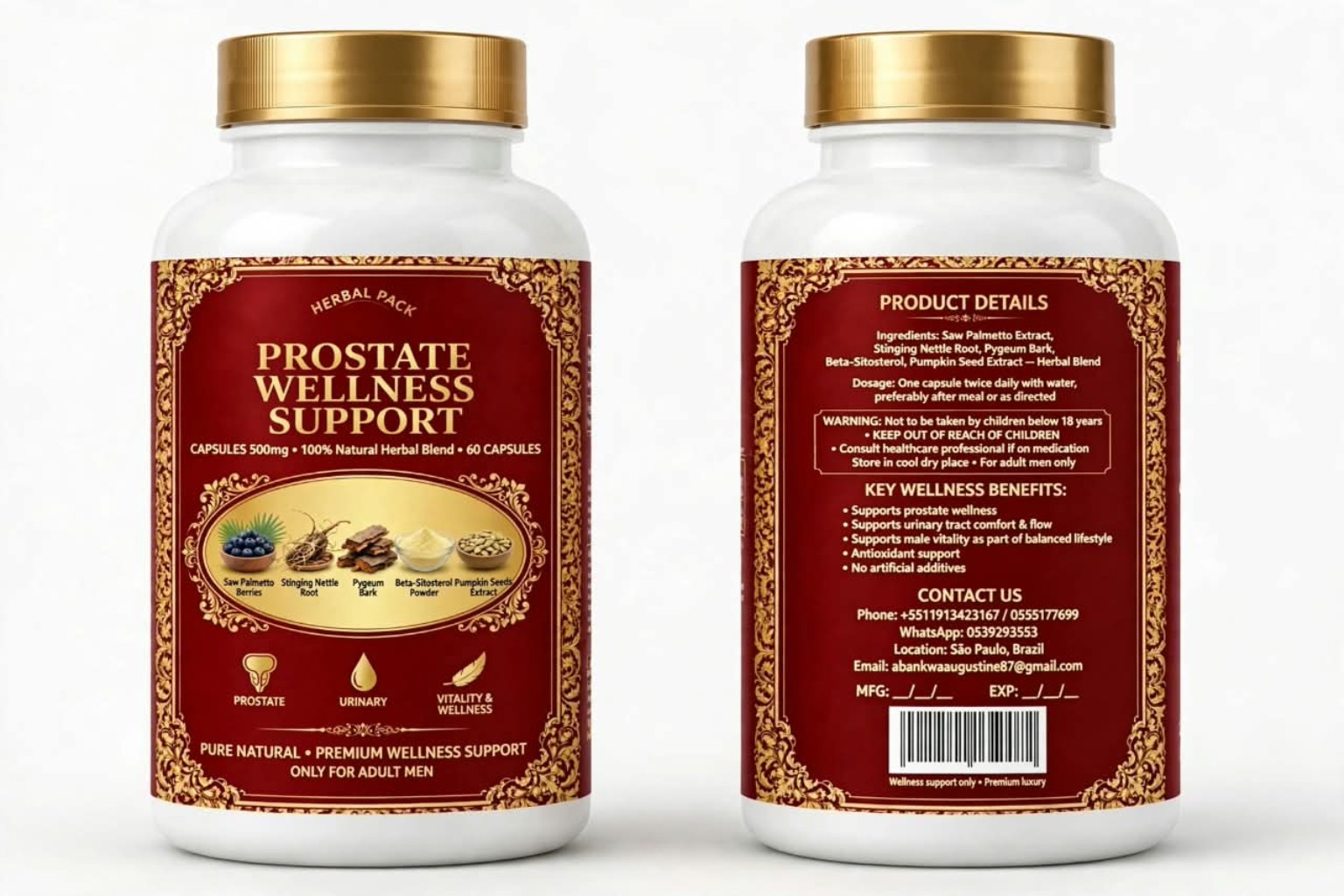 Prostate Wellness Support bottle